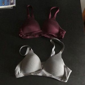 Two bras